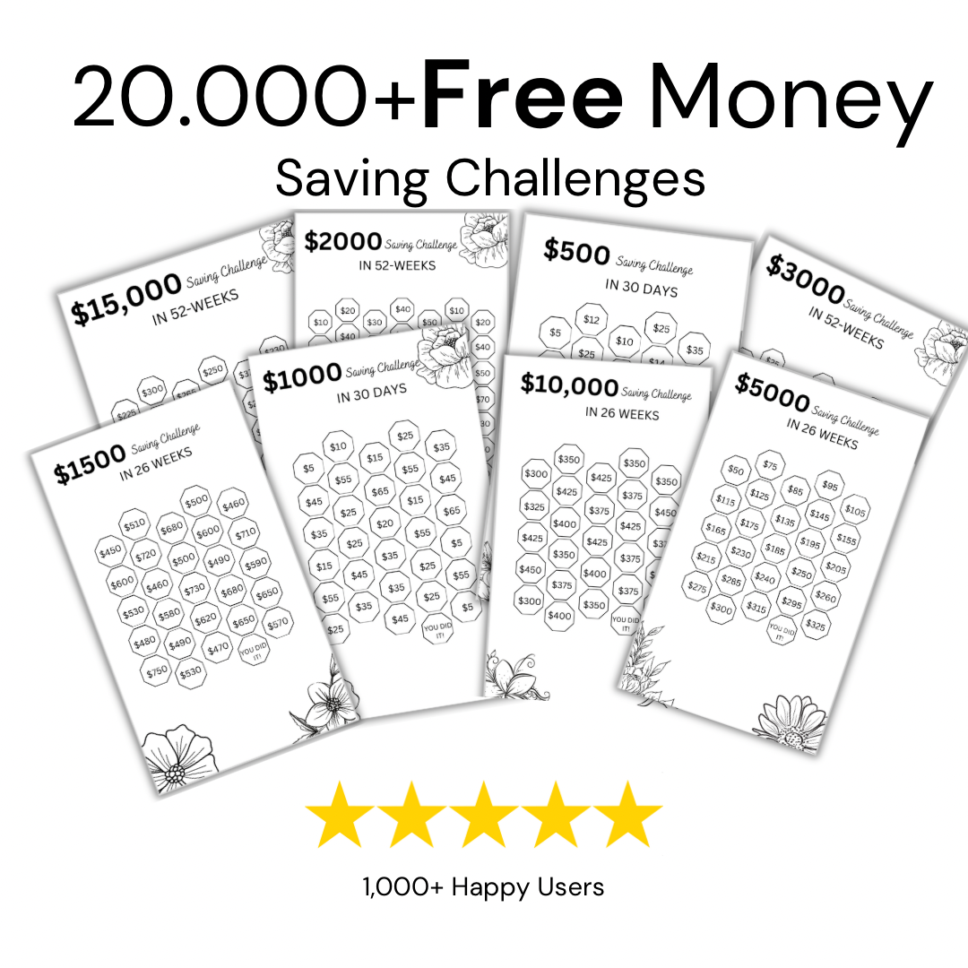 20.000+ Free Money Saving Challenge Worksheets – Budget With Milly 20-000-free-money-saving-challenge-worksheets-budget-with-milly