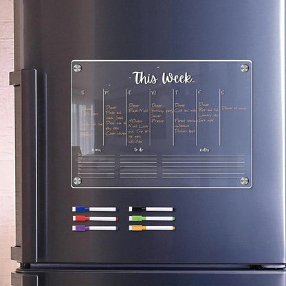 Reusable Fridge Calendar & Weekly Planner