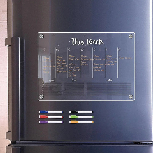 Reusable Fridge Calendar & Weekly Planner