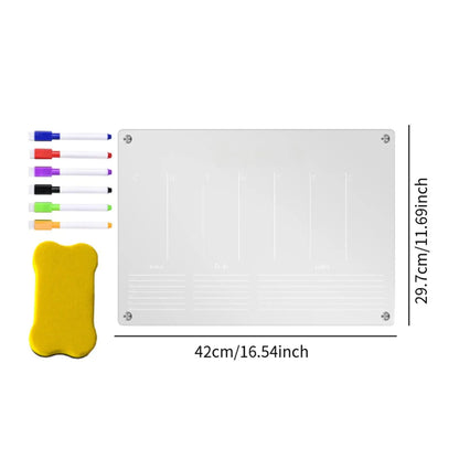 Reusable Fridge Calendar & Weekly Planner