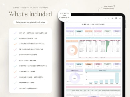 Family & Couple Budgeting Template Excel Spreadsheet